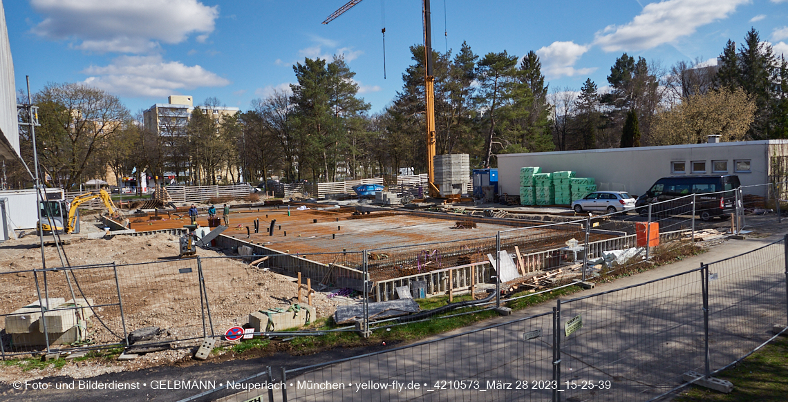 28.03.2023 - Baustelle Haus für Kinder in Neuperlach